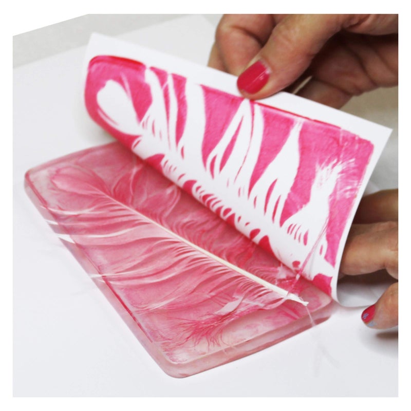 Gelli Arts Printing Plates  Gel Art Printing Plates  Gel Plate Assortment  Renewable Rectangular Printing Surface 3x5 Inch - Image 5